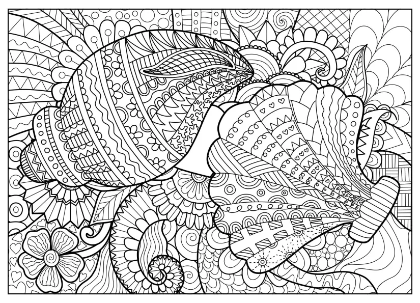 8 X 10 Printable Adult Coloring Pages