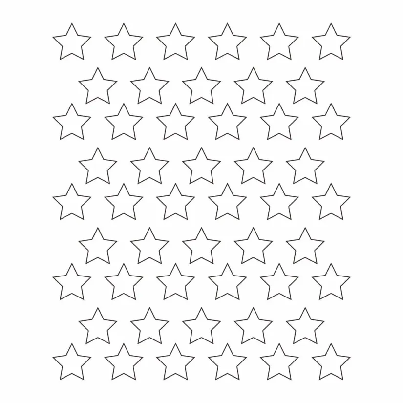 American Flag Star Template Printable
