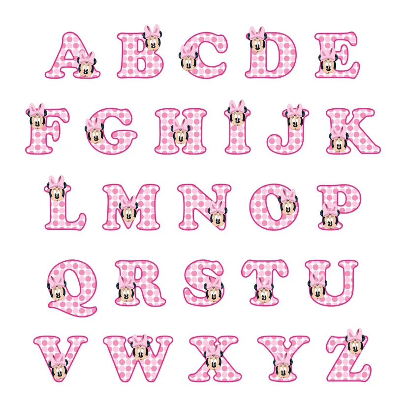 Baby Minnie Mouse Letters Alphabet