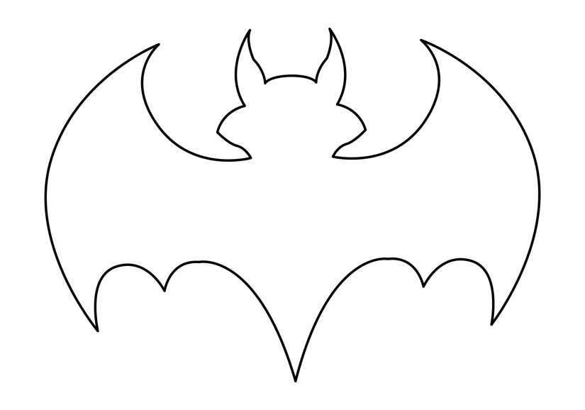 Bat Pattern Cut Out
