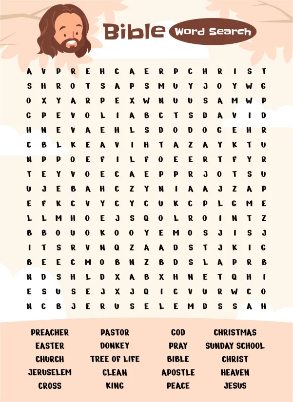 Bible Word Search Puzzles Games