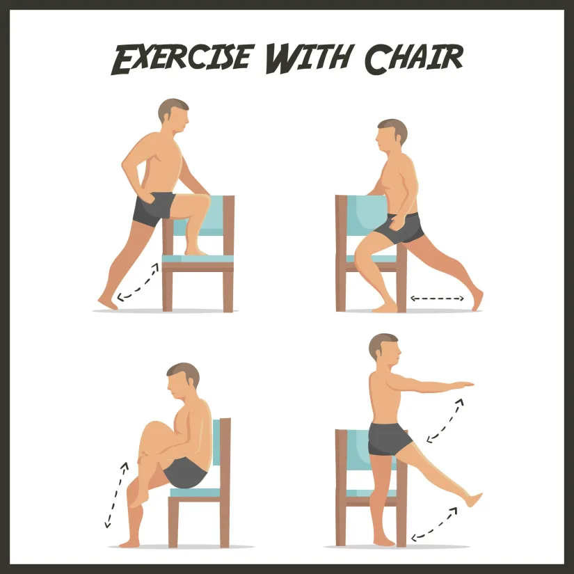 Chair Leg Exercises Seniors