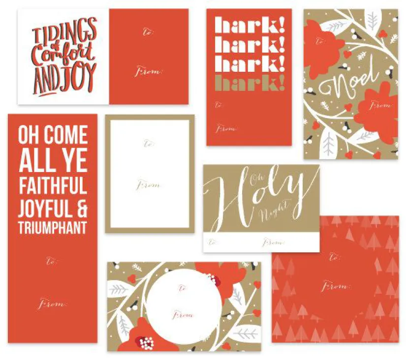 Christian Christmas Gift Tags Printable