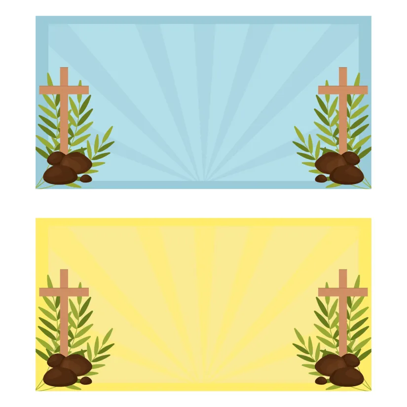 Christian Easter Cards Printable Template