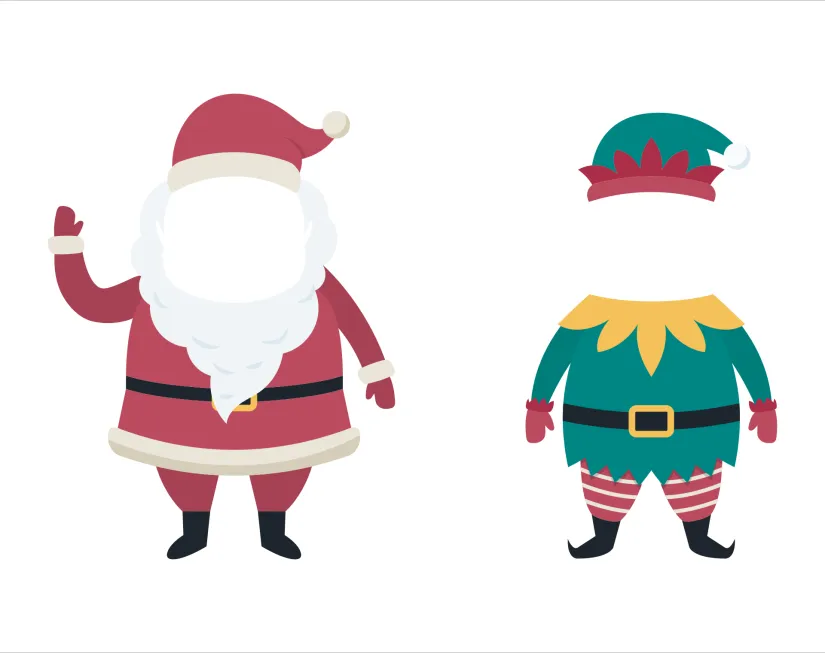 Christmas Paper Doll Printable Crafts