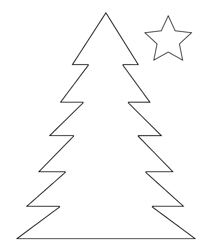 Christmas Tree String Art Pattern