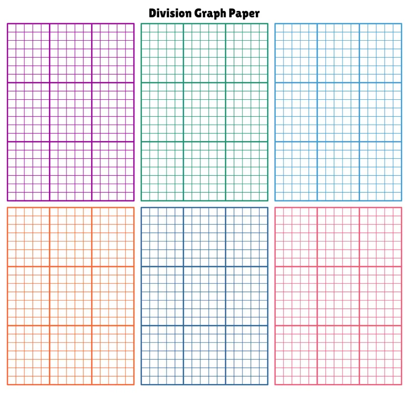 Division Graph Paper Printable Template