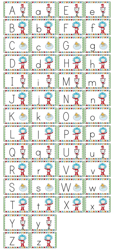 Dr. Seuss Alphabet