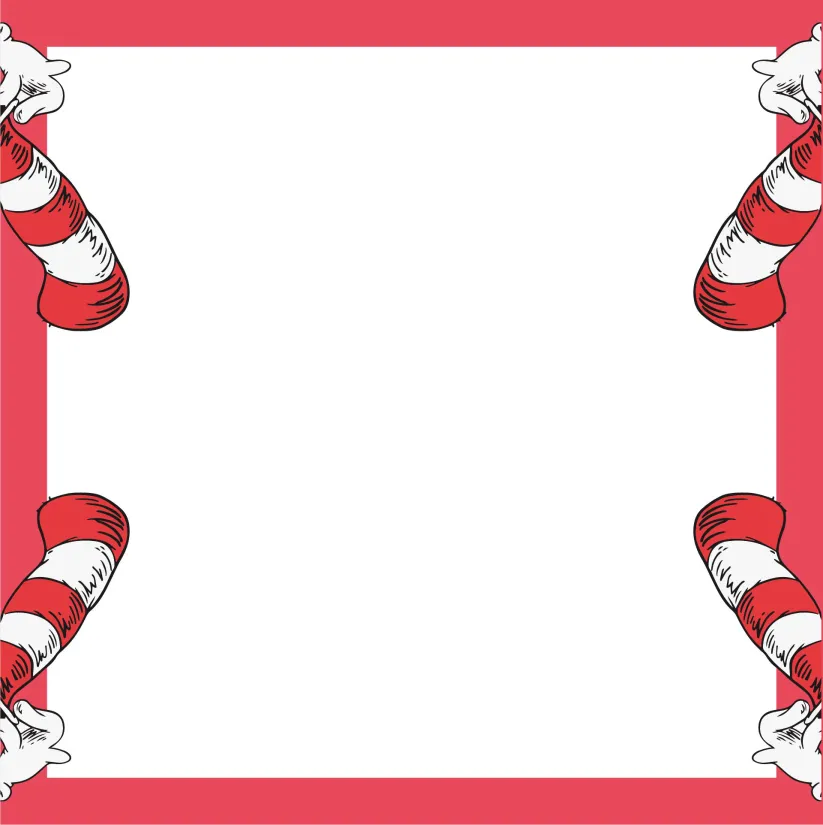 Dr. Seuss Border Paper