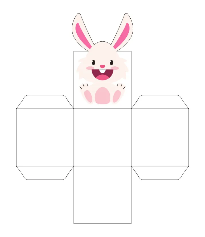 Easter Craft Box Template