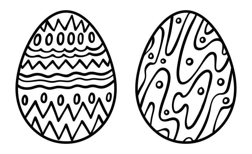 Easter Egg Coloring Pages