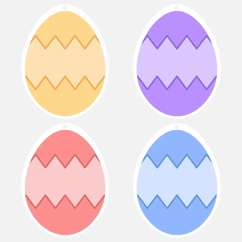 Easter Egg Template Printable