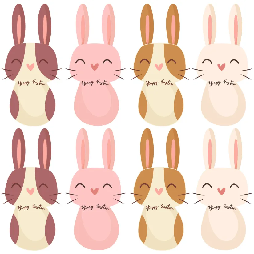 Easter Gift Tags Template