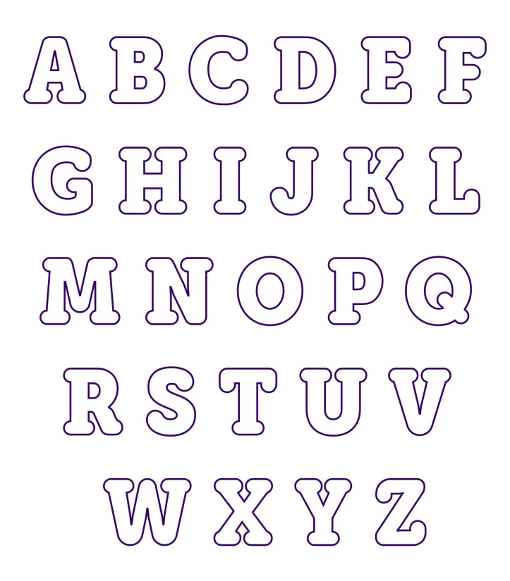 Embroidery Applique Alphabet Letters