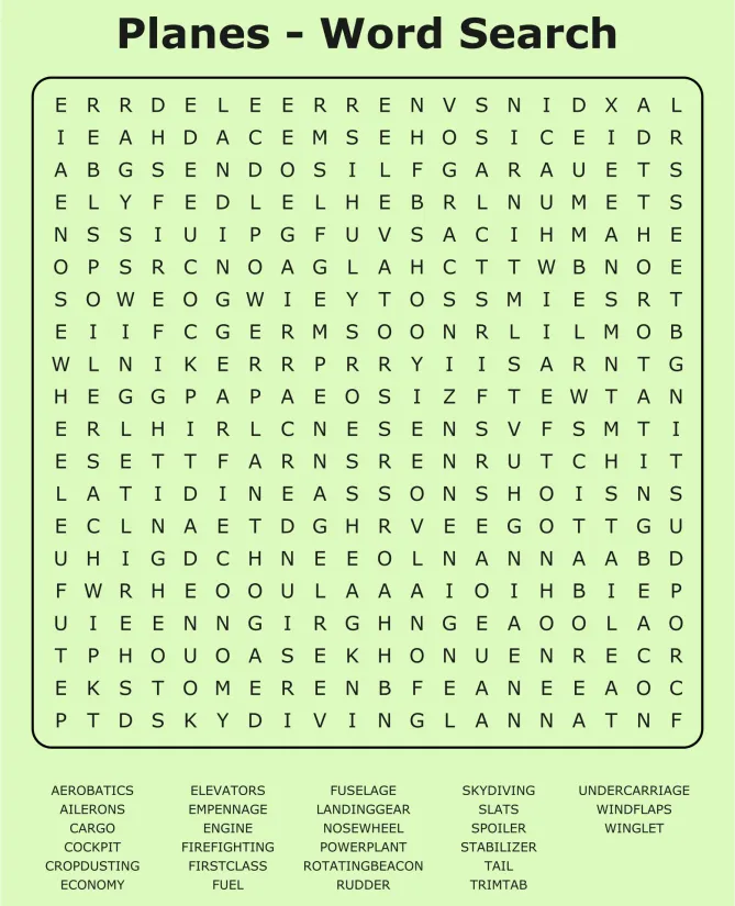 Extremely Difficult Word Search