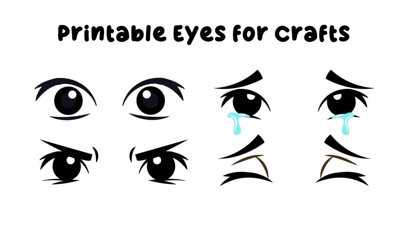Eye-catching Printable Eyes For Crafts