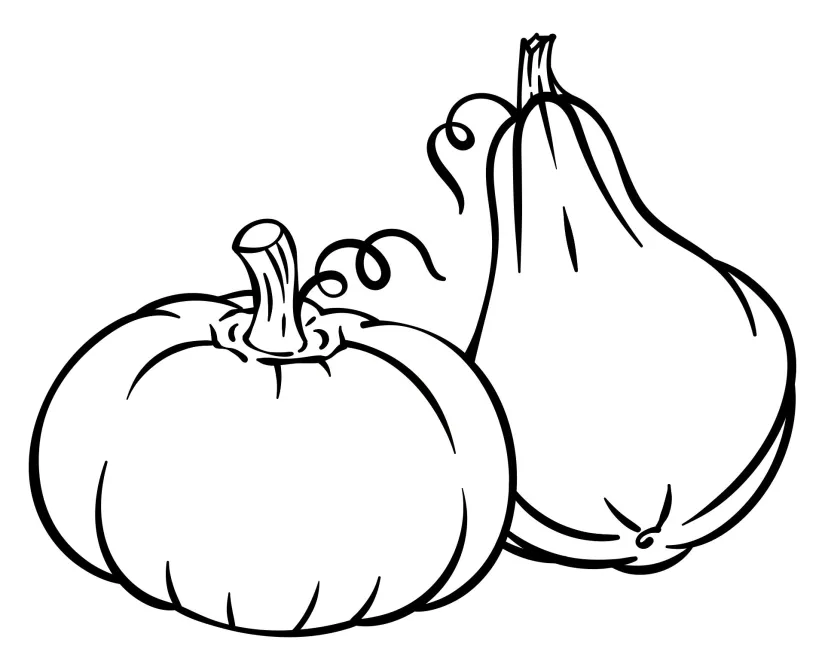 Fall Pumpkin Coloring Pages