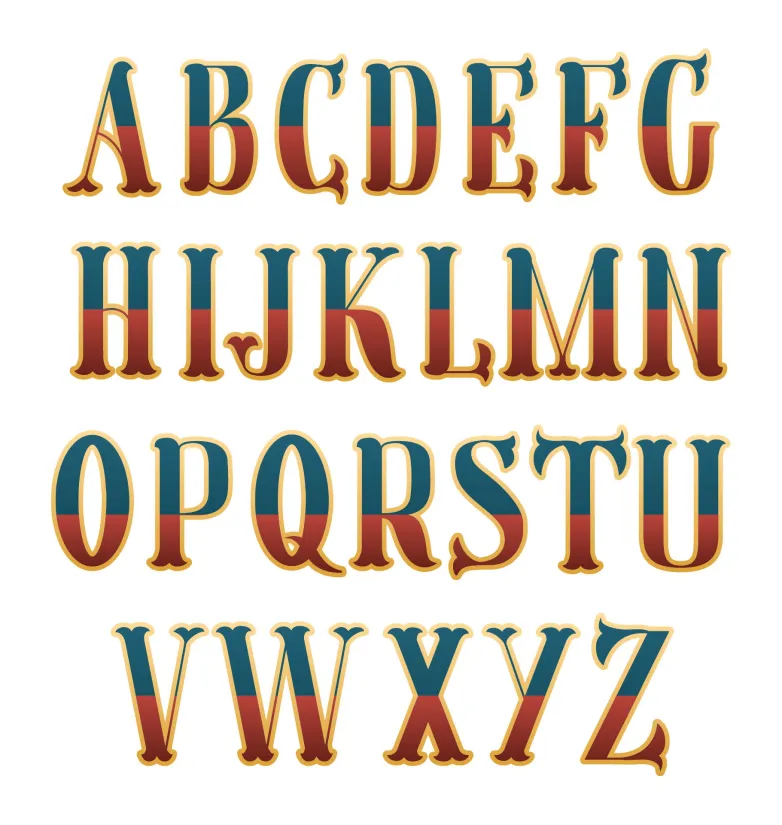 Fancy Font Alphabet Letters Printable