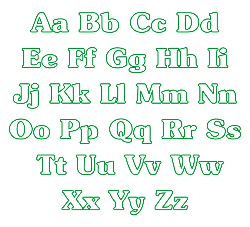 Applique Alphabet Letters