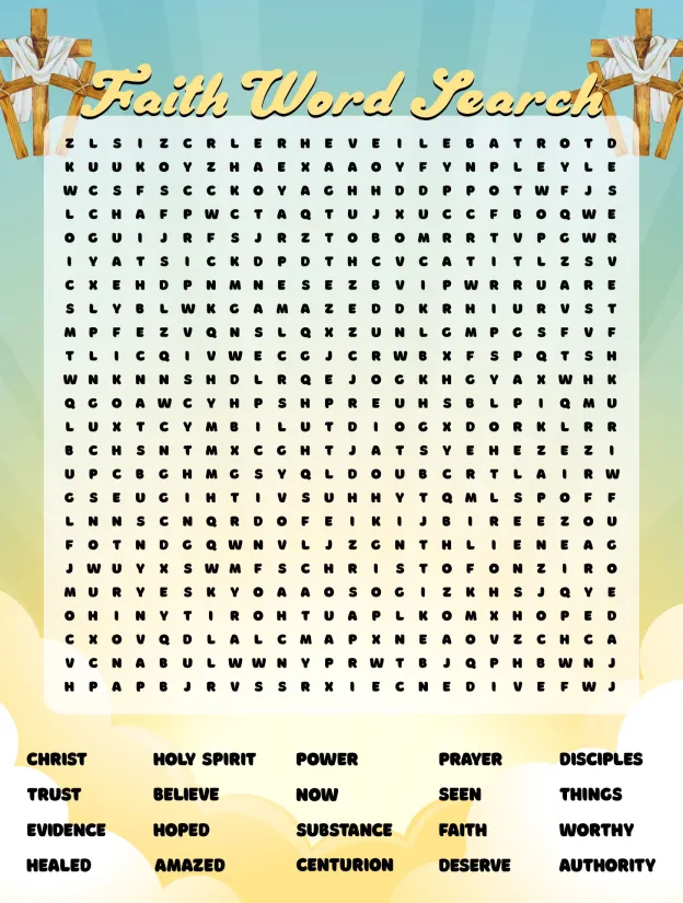 Christian Word Search Puzzles