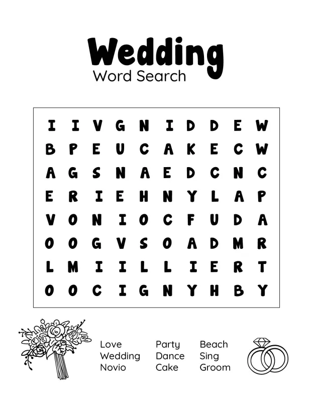 Kids Wedding Activity Books