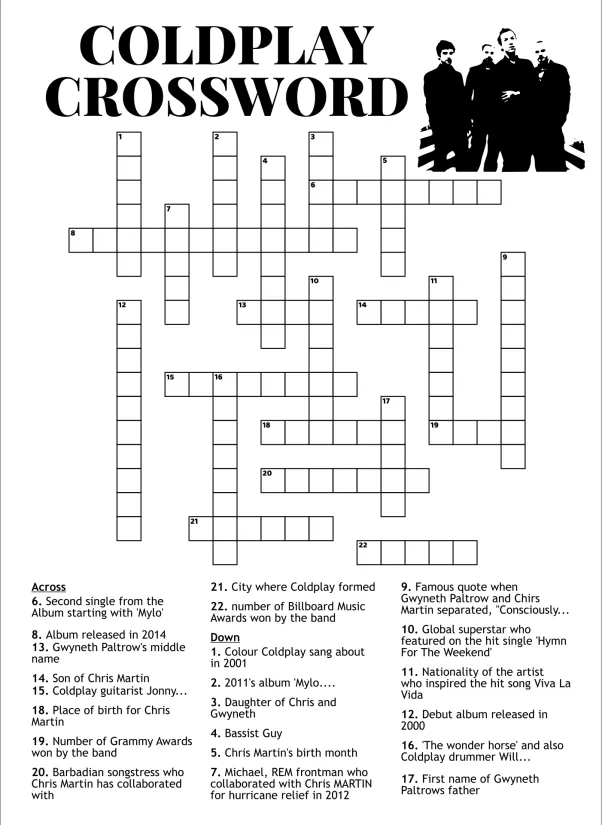 Large Printable Crossword Puzzles