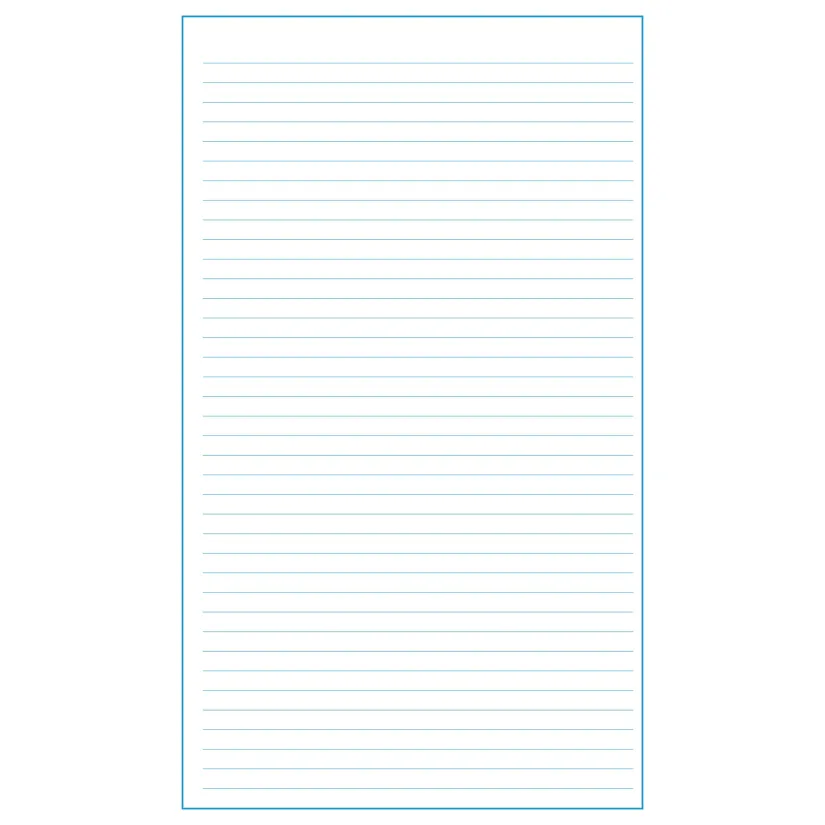 Lined Writing Paper Template