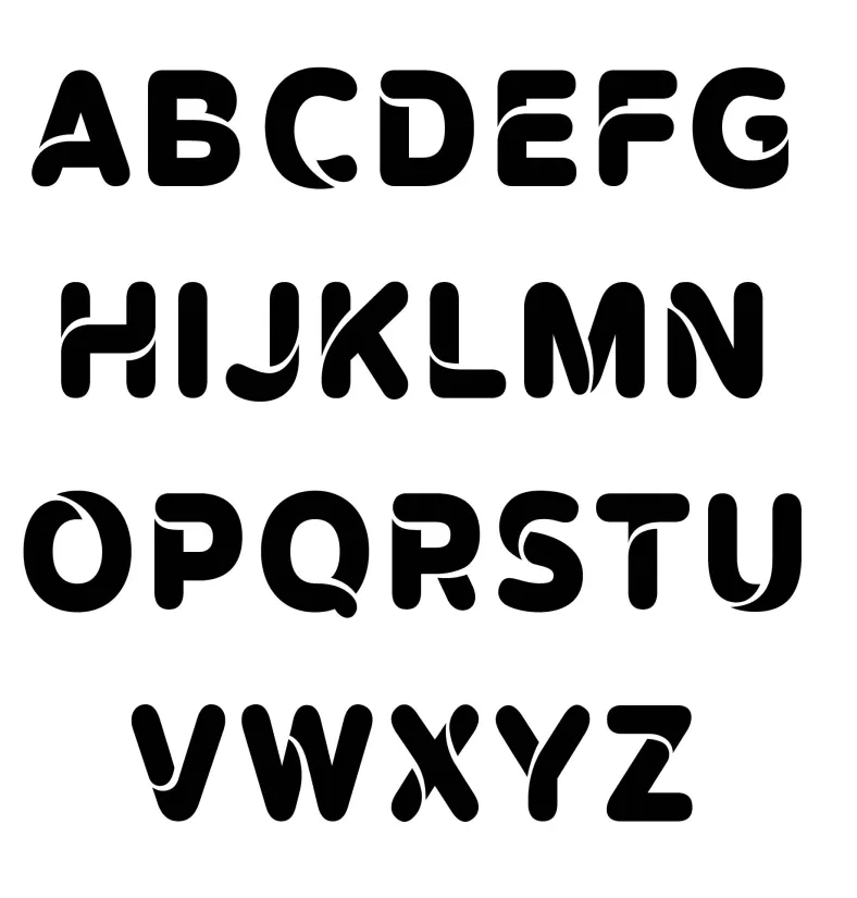 Printable Alphabet Stencil Letters Template
