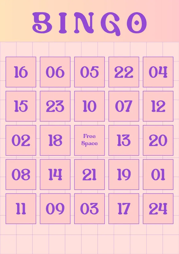 Printable Bingo Card Sheets