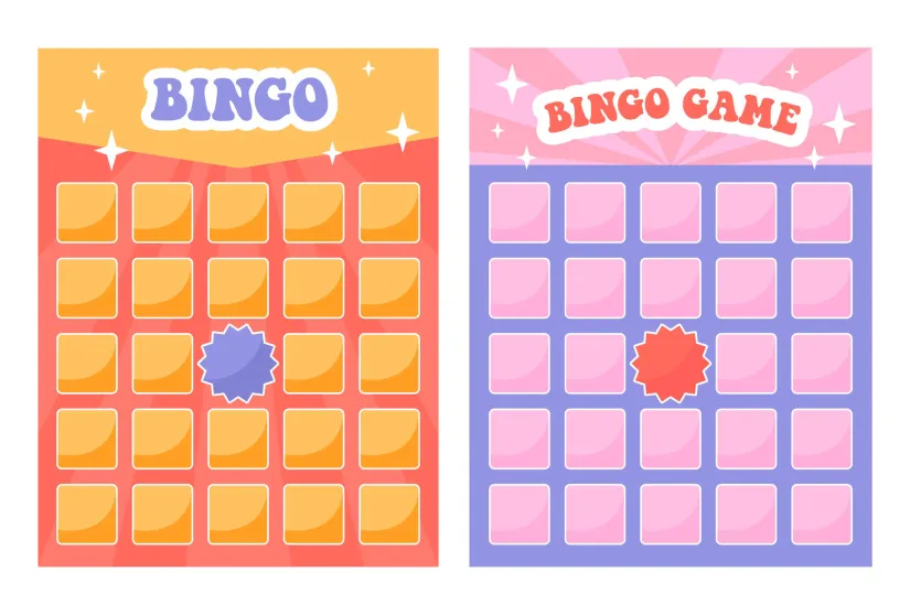 Printable Blank Bingo Cards Template