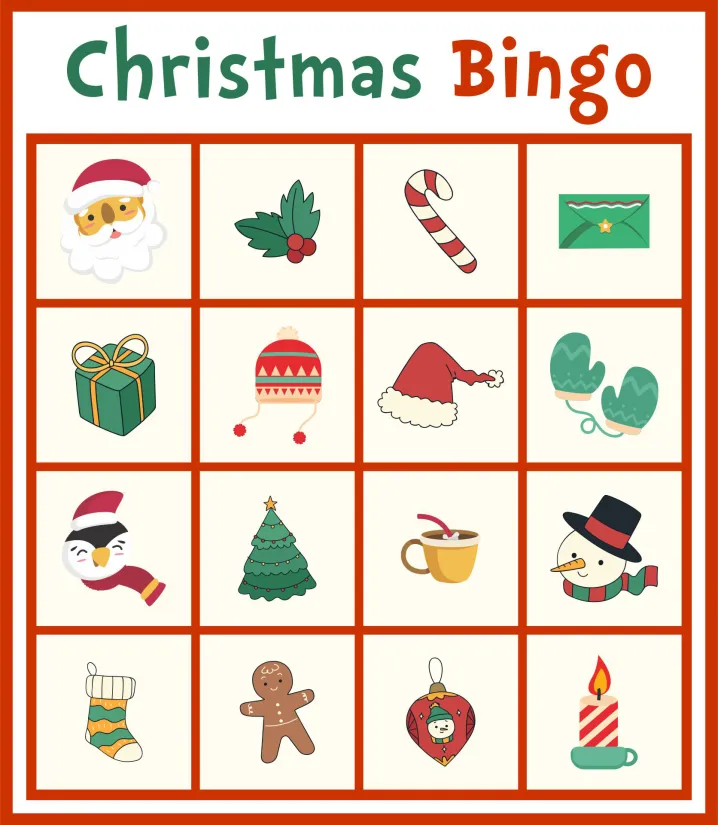 Printable Christmas Bingo Cards