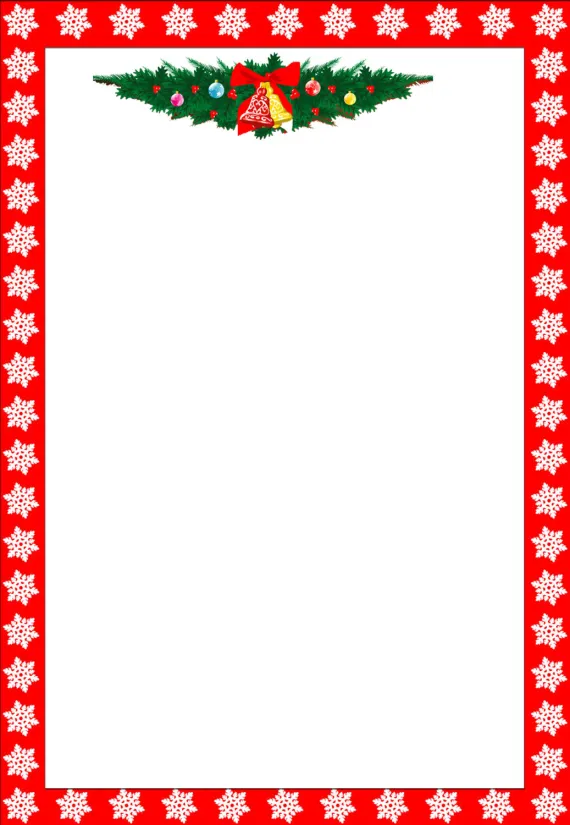 Printable Christmas Borders Clip Art