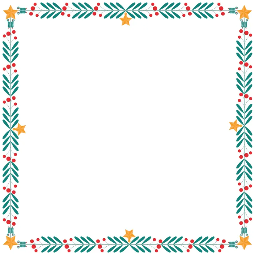 Printable Christmas Bulletin Board Borders