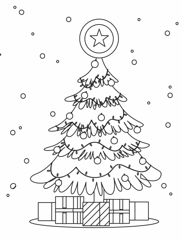 Printable Christmas Coloring Pages Adult