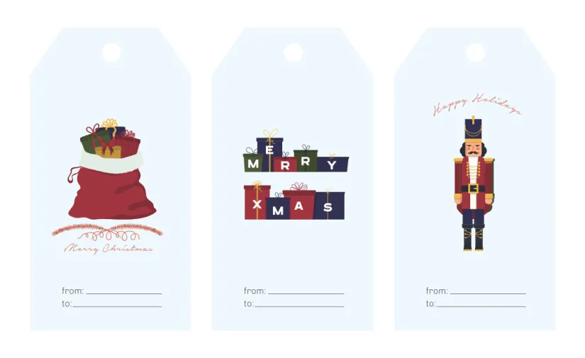 Printable Christmas Gift Tags Personalized