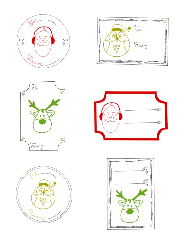 Printable Christmas Gift Tags