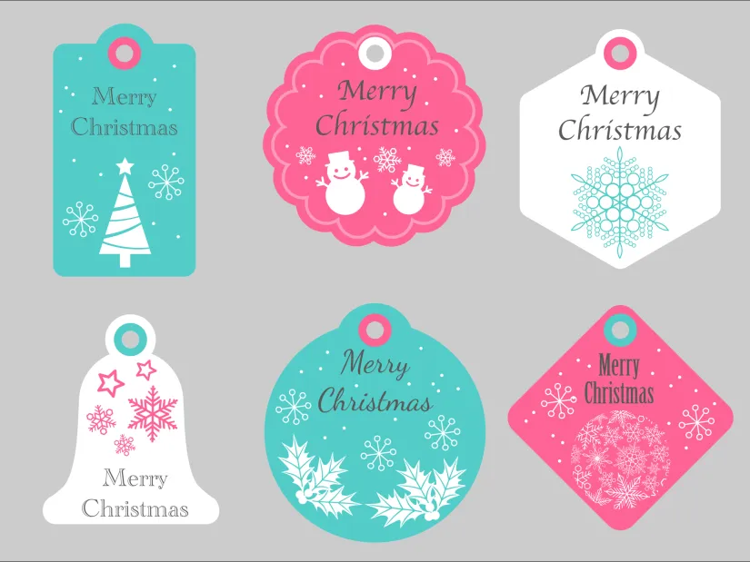 Printable Christmas Labels Templates