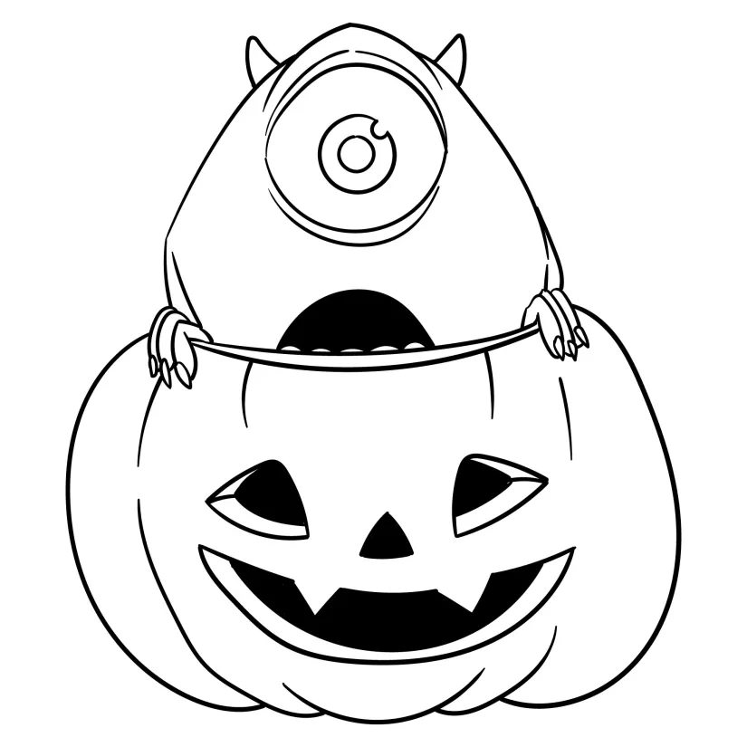 Printable Disney Halloween Coloring Pages