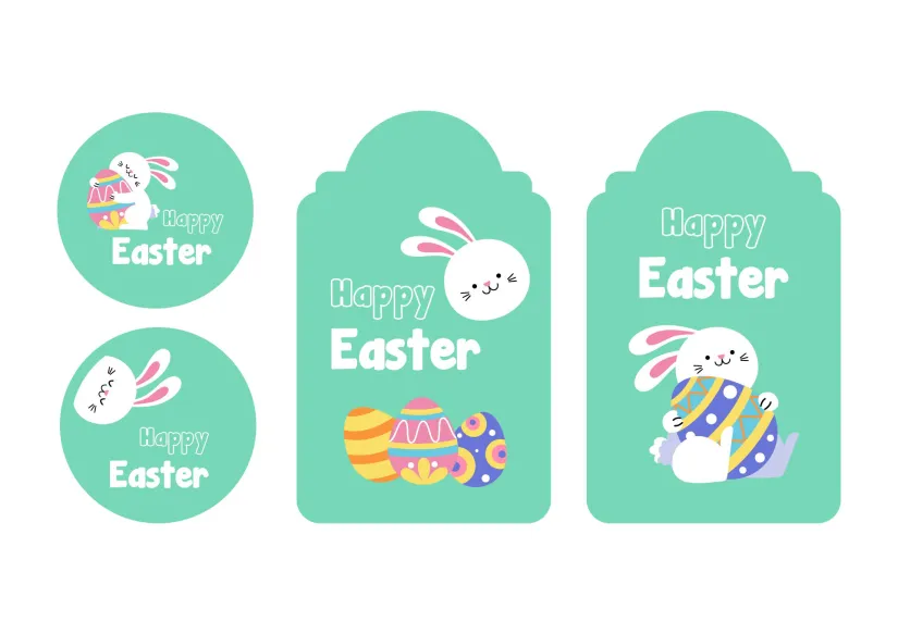 Printable Easter Basket Tags