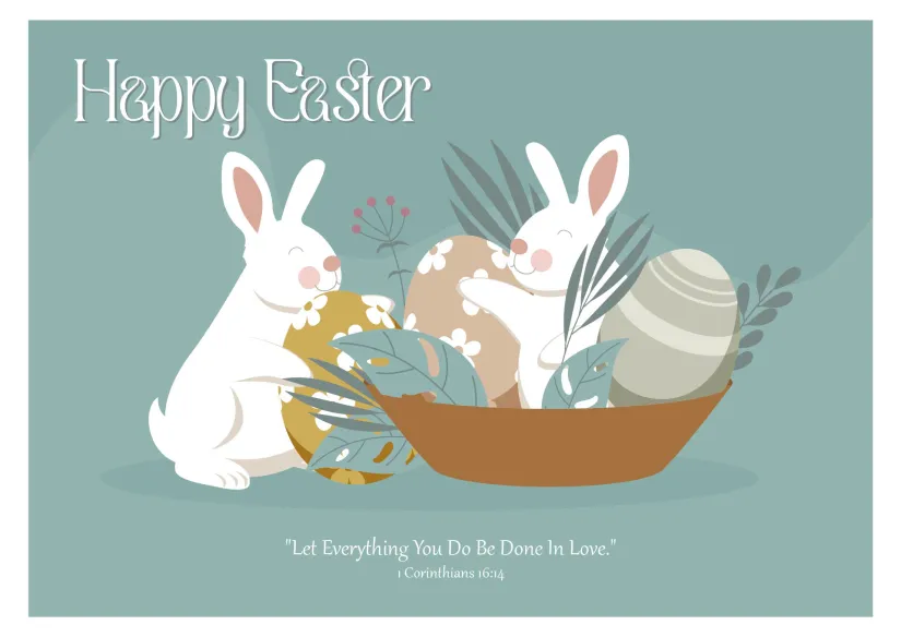 Printable Easter Card