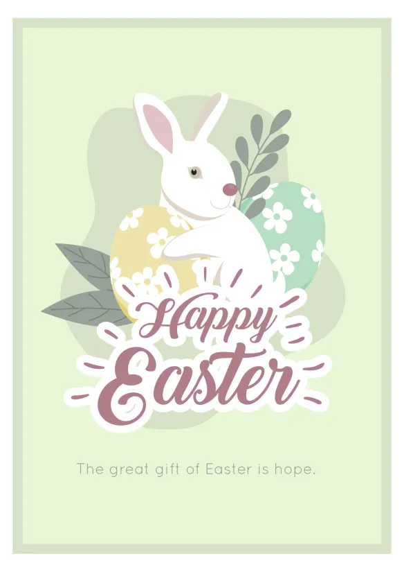 Printable Easter Card