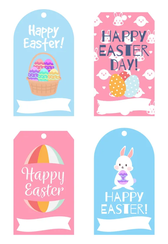 Printable Easter Gift Tags