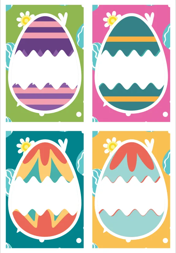 Printable Easter Name Tags