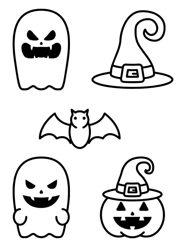 Printable Halloween Stencils for Kids