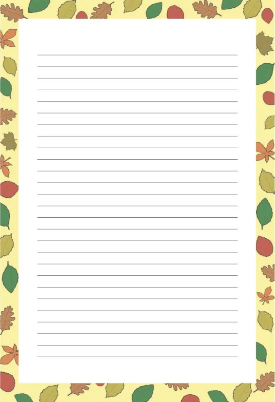 Printable Kindergarten Writing Paper