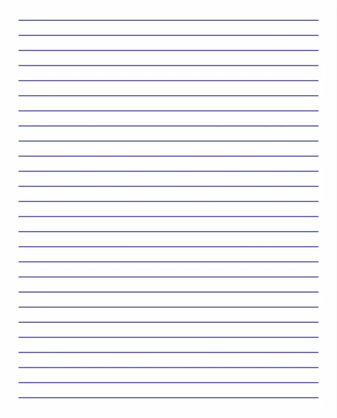 Printable Lined Paper to Print