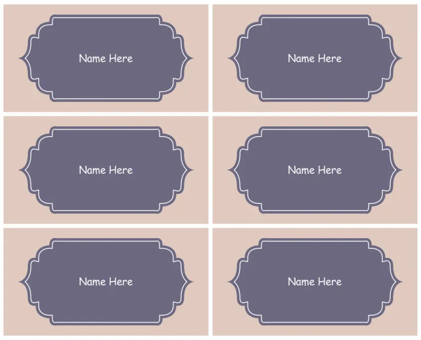 Printable Name Tags Templates