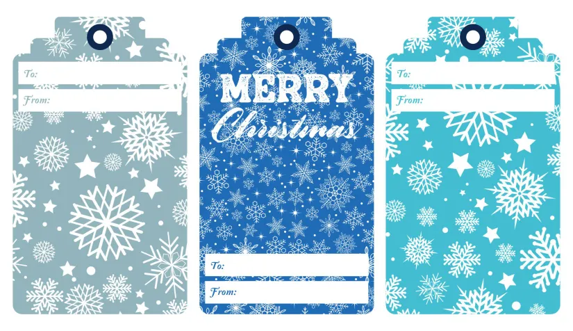 Printable Snowflake Gift Tags