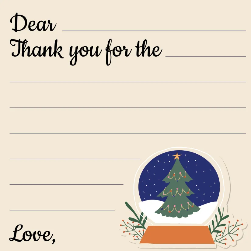 Printable Thank You Cards