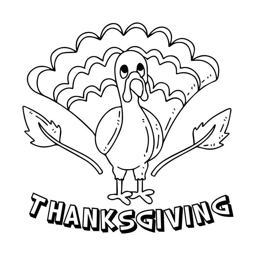 Printable Thanksgiving Coloring Pages